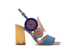 2357 sandał w odcieniach niebieskiego