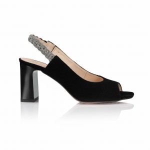 2328 czarne sandały