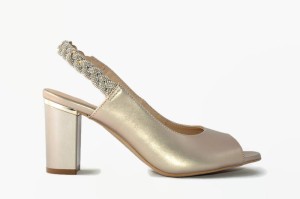 2387 złote sandały