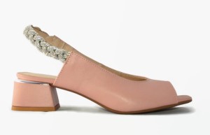 2372 pudrowe sandałki