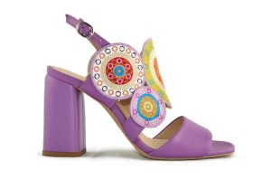 Fioletowe sandały 2542