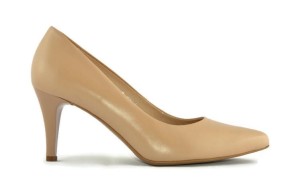 Beżowe szpilki na średniej szpilce 2207