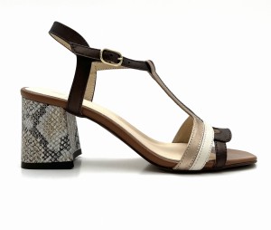 2698 sandały w odcieniach brązu