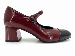 2774 czółenka dwu kolorowe z pakiem 