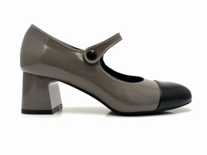 2774 czółenka dwu kolorowe z pakiem 