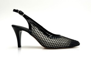 2888 wyjątkowe czółenka z siatki bez pięty 