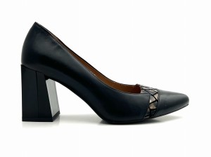 2765 czarne piękne czółenka