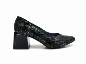 2893 granatowe czółenka do garnituru